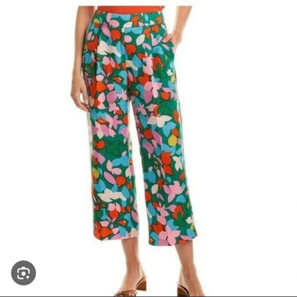 J. Crew Multicolor Floral Pants